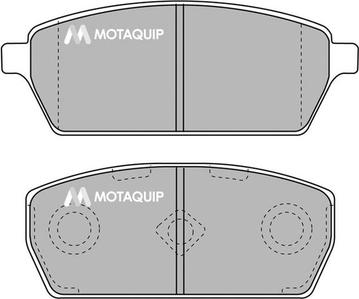 Motaquip LVXL212 - Комплект спирачно феродо, дискови спирачки vvparts.bg