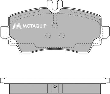 Motaquip LVXL232 - Комплект спирачно феродо, дискови спирачки vvparts.bg