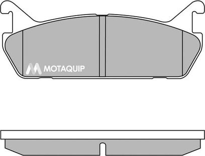 Motaquip LVXL704 - Комплект спирачно феродо, дискови спирачки vvparts.bg