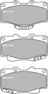 Motaquip LVXL738 - Комплект спирачно феродо, дискови спирачки vvparts.bg