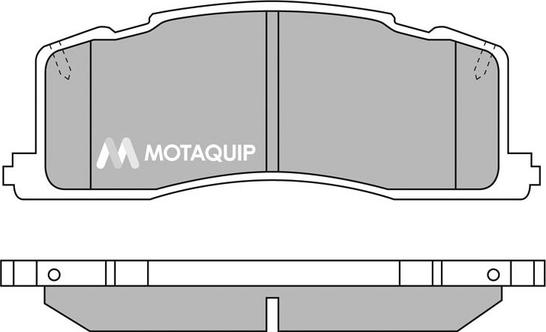 Motaquip LVXL773 - Комплект спирачно феродо, дискови спирачки vvparts.bg