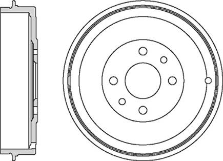 Motaquip VBD40 - Спирачен барабан vvparts.bg