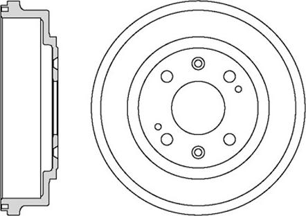 Motaquip VBD644 - Спирачен барабан vvparts.bg