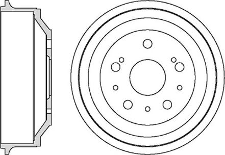 Motaquip VBD665 - Спирачен барабан vvparts.bg