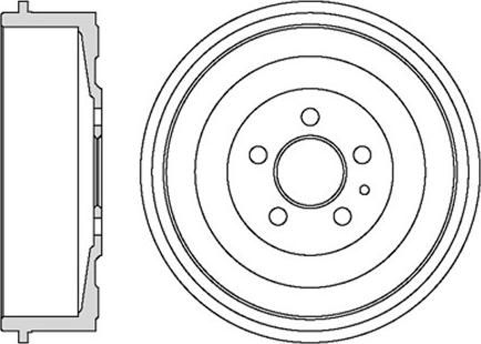 Motaquip VBD663 - Спирачен барабан vvparts.bg