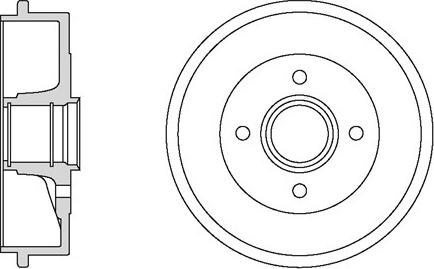 Motaquip VBD662 - Спирачен барабан vvparts.bg