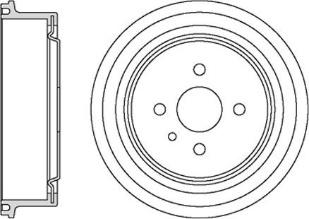 Motaquip VBD616 - Спирачен барабан vvparts.bg