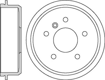 Motaquip VBD61 - Спирачен барабан vvparts.bg