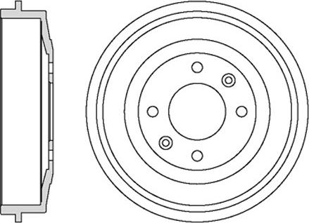 Motaquip VBD631 - Спирачен барабан vvparts.bg