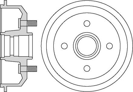 Motaquip VBD637 - Спирачен барабан vvparts.bg