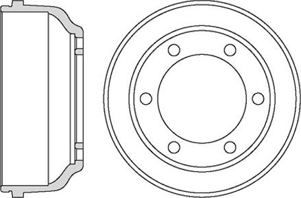 Motaquip VBD678 - Спирачен барабан vvparts.bg