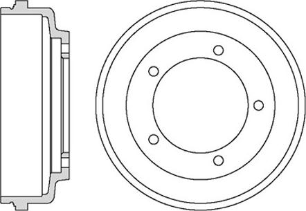 Motaquip VBD677 - Спирачен барабан vvparts.bg