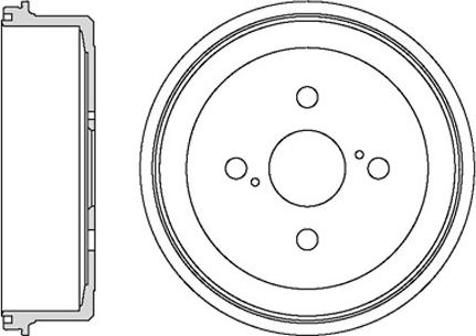 Motaquip VBE692 - Спирачен барабан vvparts.bg