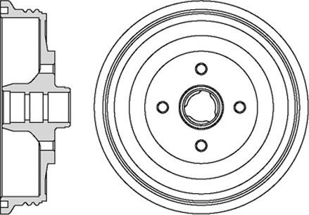 Motaquip VBD28 - Спирачен барабан vvparts.bg