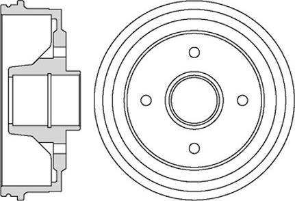 Motaquip VBE649 - Спирачен барабан vvparts.bg