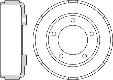 Motaquip VBE686 - Спирачен барабан vvparts.bg