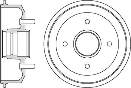 Motaquip VBE681 - Спирачен барабан vvparts.bg