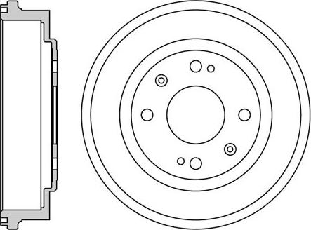 Motaquip VBE620 - Спирачен барабан vvparts.bg