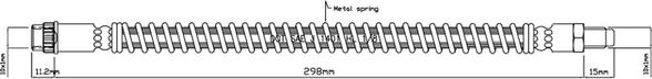 Motaquip VBH806 - Спирачен маркуч vvparts.bg