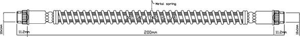 Motaquip VBH819 - Спирачен маркуч vvparts.bg