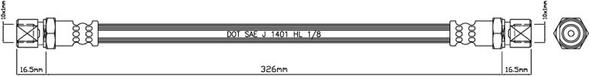 Motaquip VBH238 - Спирачен маркуч vvparts.bg