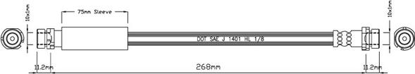 Motaquip VBJ637 - Спирачен маркуч vvparts.bg