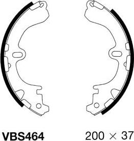 Motaquip VBS464 - Комплект спирачна челюст vvparts.bg