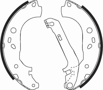 Motaquip VBS667 - Комплект спирачна челюст vvparts.bg