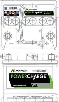 Motaquip VBX1 - Стартов акумулатор vvparts.bg