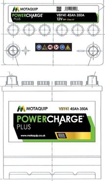 Motaquip VBY41 - Стартов акумулатор vvparts.bg