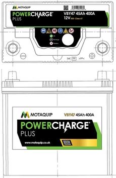 Motaquip VBY47 - Стартов акумулатор vvparts.bg