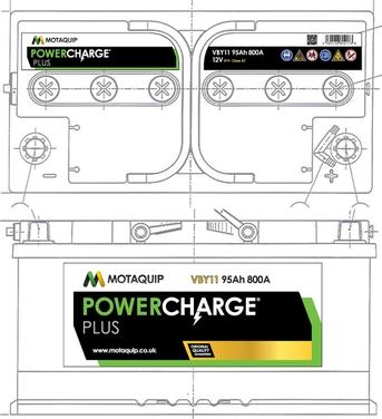 Motaquip VBY11 - Стартов акумулатор vvparts.bg