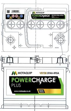 Motaquip VBY30 - Стартов акумулатор vvparts.bg