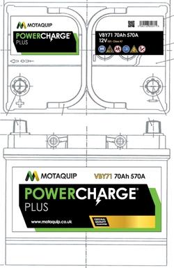 Motaquip VBY71 - Стартов акумулатор vvparts.bg