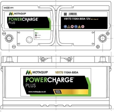 Motaquip VBY73 - Стартов акумулатор vvparts.bg