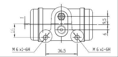 Motaquip VWC446 - Спирачно цилиндърче на колелото vvparts.bg