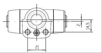 Motaquip VWC524 - Спирачно цилиндърче на колелото vvparts.bg