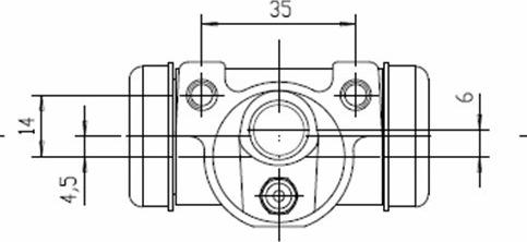 Motaquip VWC575 - Спирачно цилиндърче на колелото vvparts.bg