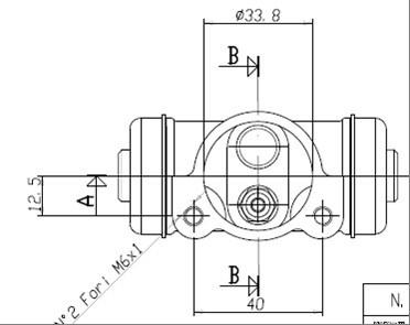 Motaquip VWC655 - Спирачно цилиндърче на колелото vvparts.bg