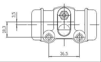 Motaquip VWC684 - Спирачно цилиндърче на колелото vvparts.bg