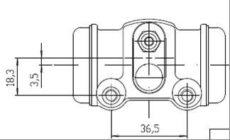 Motaquip VWC685 - Спирачно цилиндърче на колелото vvparts.bg