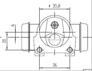 Motaquip VWC680 - Спирачно цилиндърче на колелото vvparts.bg