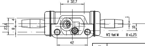 Motaquip VWC682 - Спирачно цилиндърче на колелото vvparts.bg