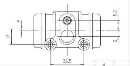 Motaquip VWC632 - Спирачно цилиндърче на колелото vvparts.bg