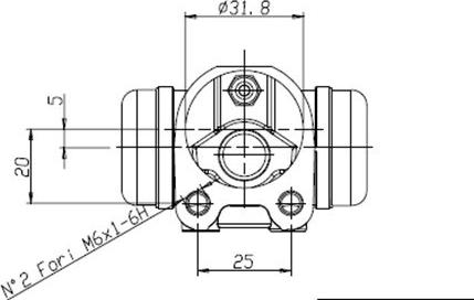 Motaquip VWC856 - Спирачно цилиндърче на колелото vvparts.bg