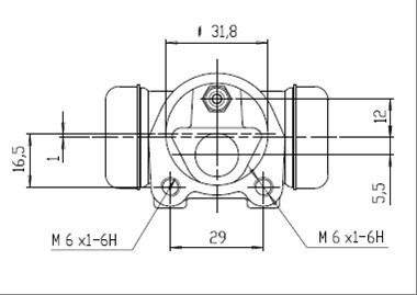 Motaquip VWC858 - Спирачно цилиндърче на колелото vvparts.bg