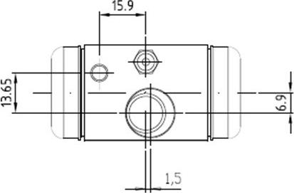 Motaquip VWC882 - Спирачно цилиндърче на колелото vvparts.bg