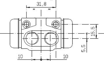 Motaquip VWC829 - Спирачно цилиндърче на колелото vvparts.bg