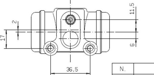 Motaquip VWC822 - Спирачно цилиндърче на колелото vvparts.bg