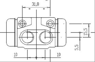 Motaquip VWC345 - Спирачно цилиндърче на колелото vvparts.bg